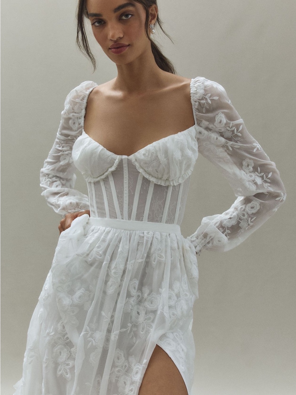 NWT V Chapman Carmella Dress White 12
